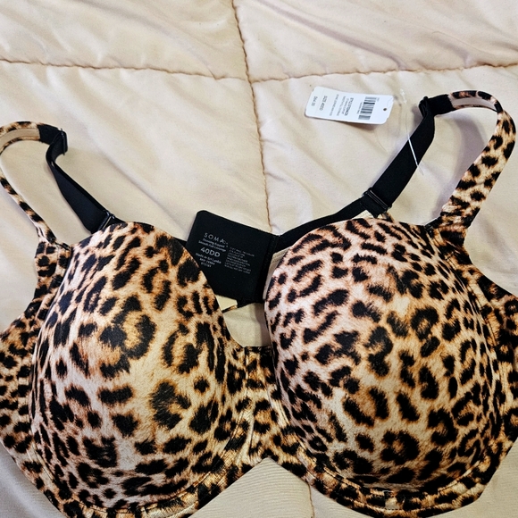 NWT SOMA Stunning Support - Lepord Print SIZE 40DD - Picture 1 of 3